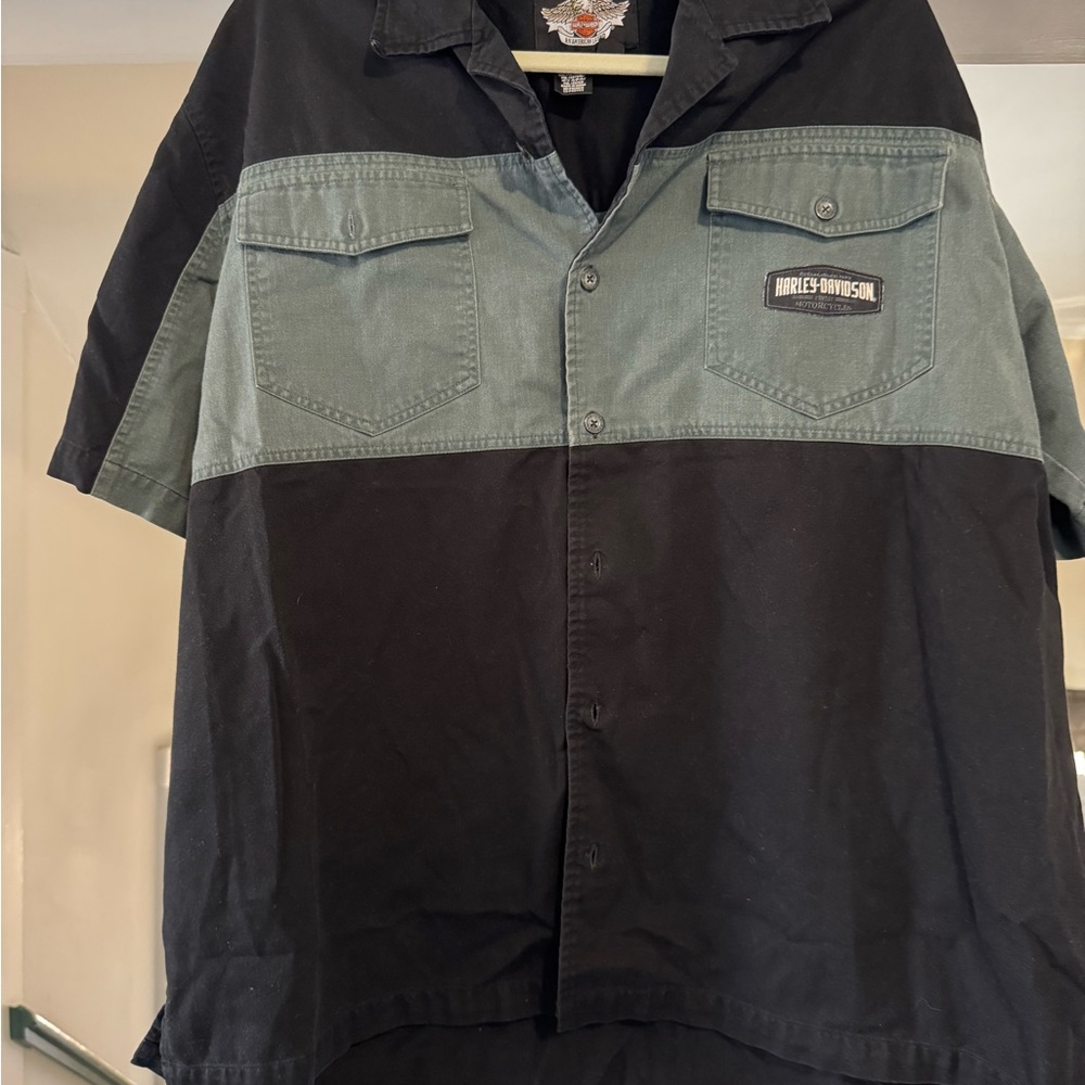Harley-Davidson Button-Up Short Sleeve Shirt